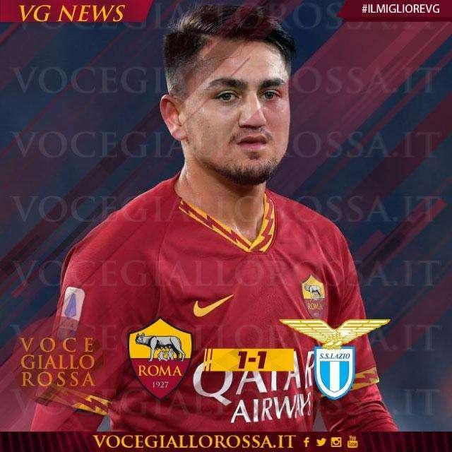 #IlMiglioreVG - Ünder è il man of the match di Roma-Lazio 1-1. GRAFICA!
