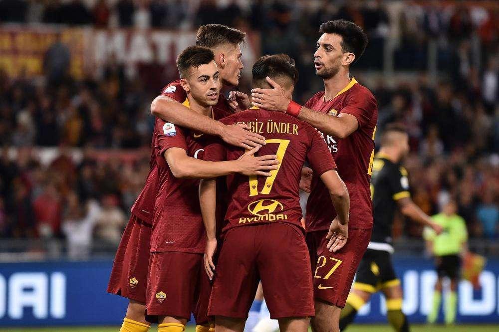 Roma-Frosinone 4-0 - I giallorossi conquistano i primi 3 punti all'Olimpico grazie alle reti di Ünder, Pastore, El Shaarawy e Kolarov