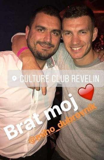 Dzeko in Croazia per un giorno di relax. FOTO!