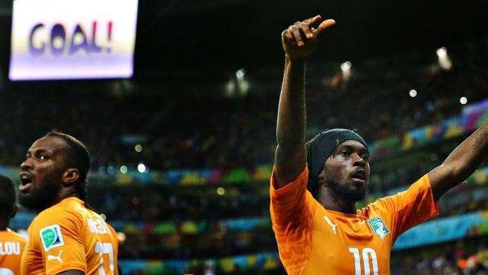 Costa D'Avorio-Marocco 1-0,  Gervinho in campo 90'
