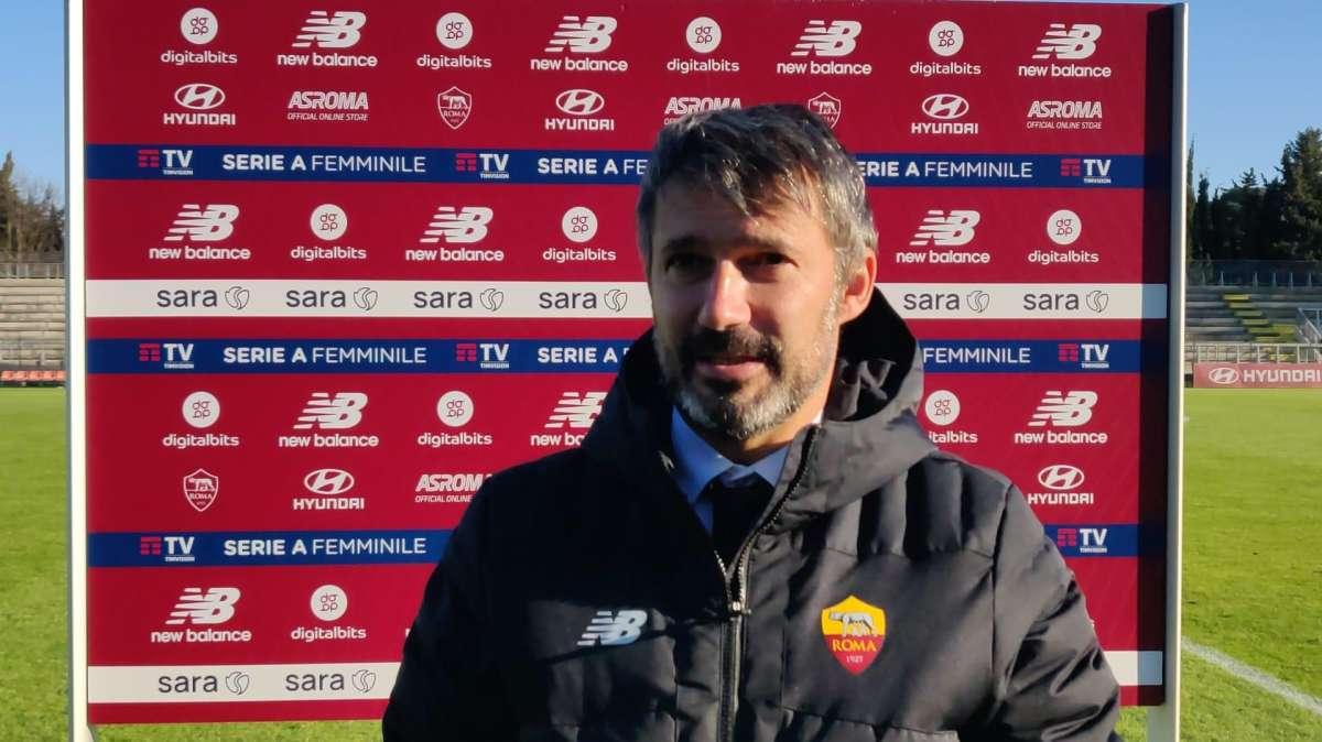Roma Femminile, Spugna: "Sentivamo la gara più del dovuto e quindi abbiamo avuto difficoltà, ma siamo riuscite a portarla a casa". VIDEO!