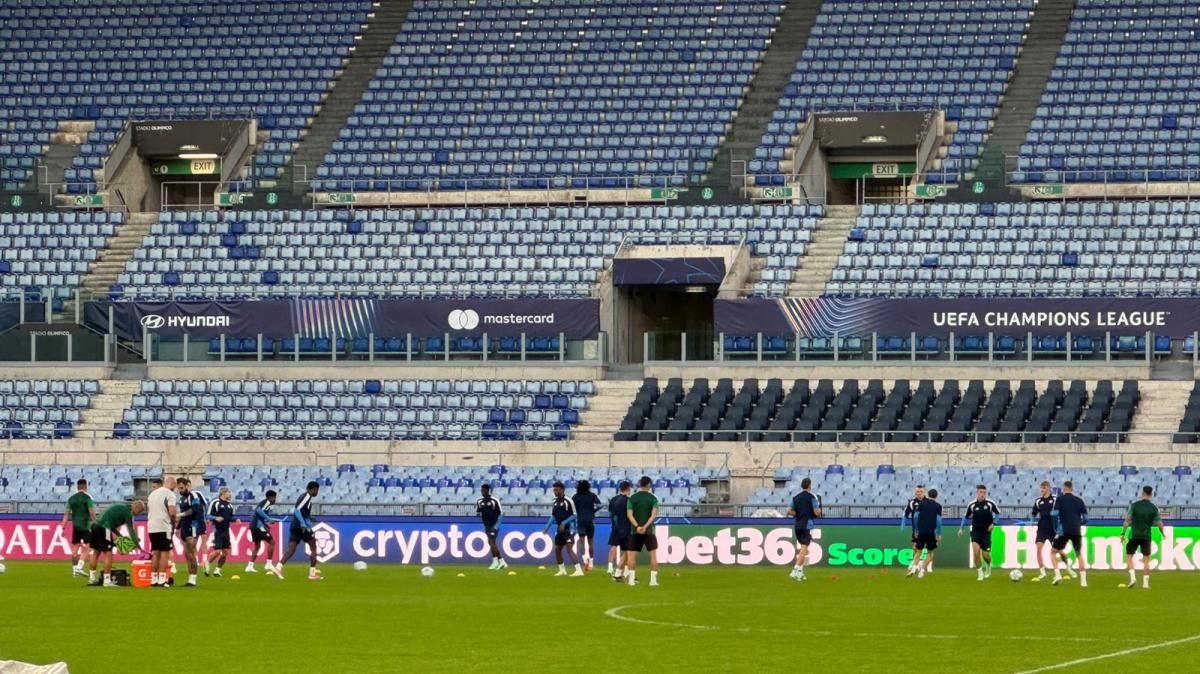 Rifinitura dello Slovan Bratislava all'Olimpico. VIDEO!