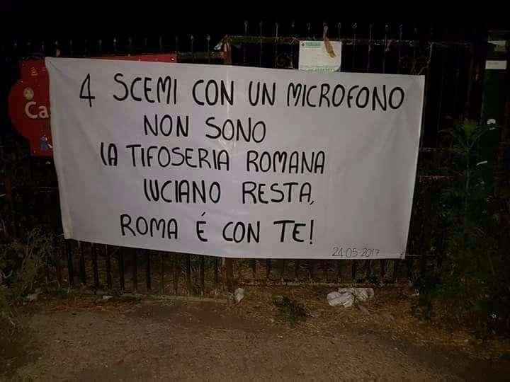 Trigoria, striscione pro Spalletti: "Resta, Roma è con te". FOTO!