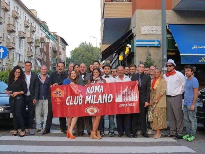 Il Roma Club Milano "Aldo Maldera" festeggia la vittoria del derby. VIDEO!