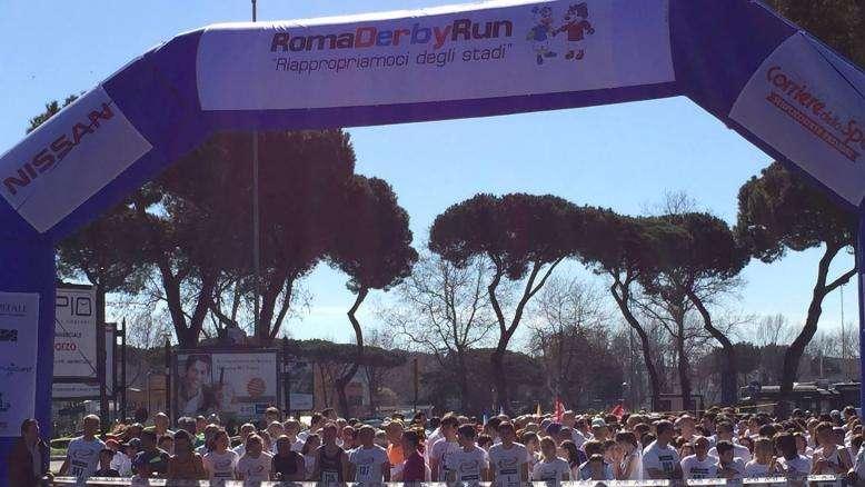 Prima edizione di Roma Derby Run al Foro Italico. FOTO!