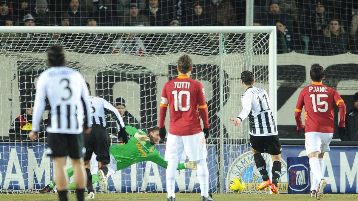 Siena-Roma 1-0 - I giallorossi cadono al Franchi, basta un rigore di Calaiò