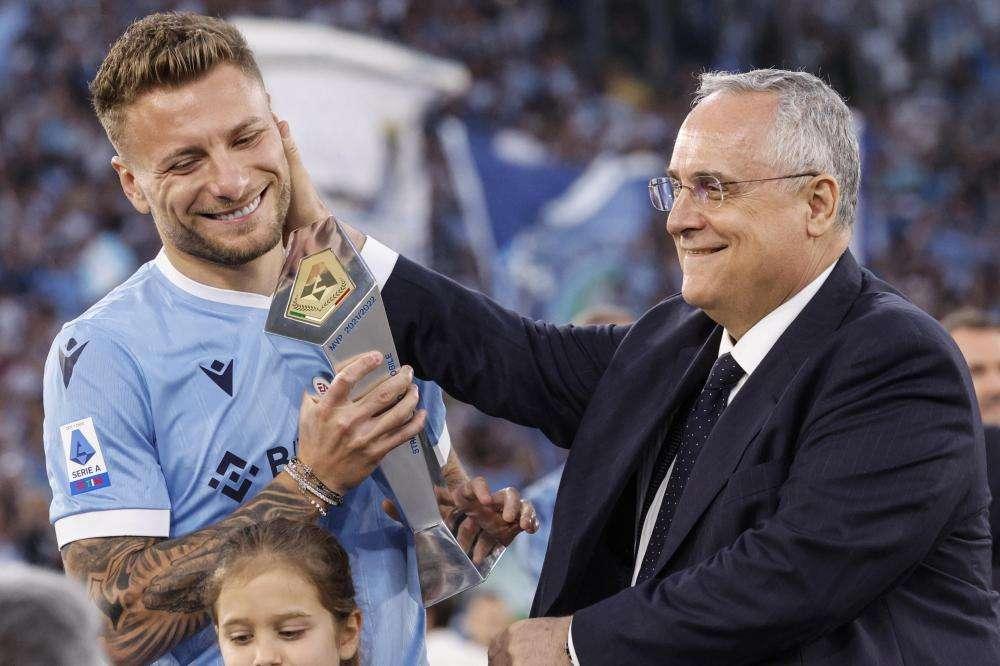 Lazio, Lotito: "Immobile? Quando ci sarà un'offerta la valuteremo"