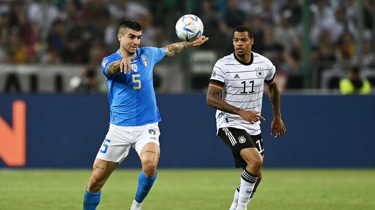 La Roma in Nazionale - Germania-Italia 5-2 - Disfatta degli Azzurri, serata difficile per i romanisti Cristante, Spinazzola e Mancini