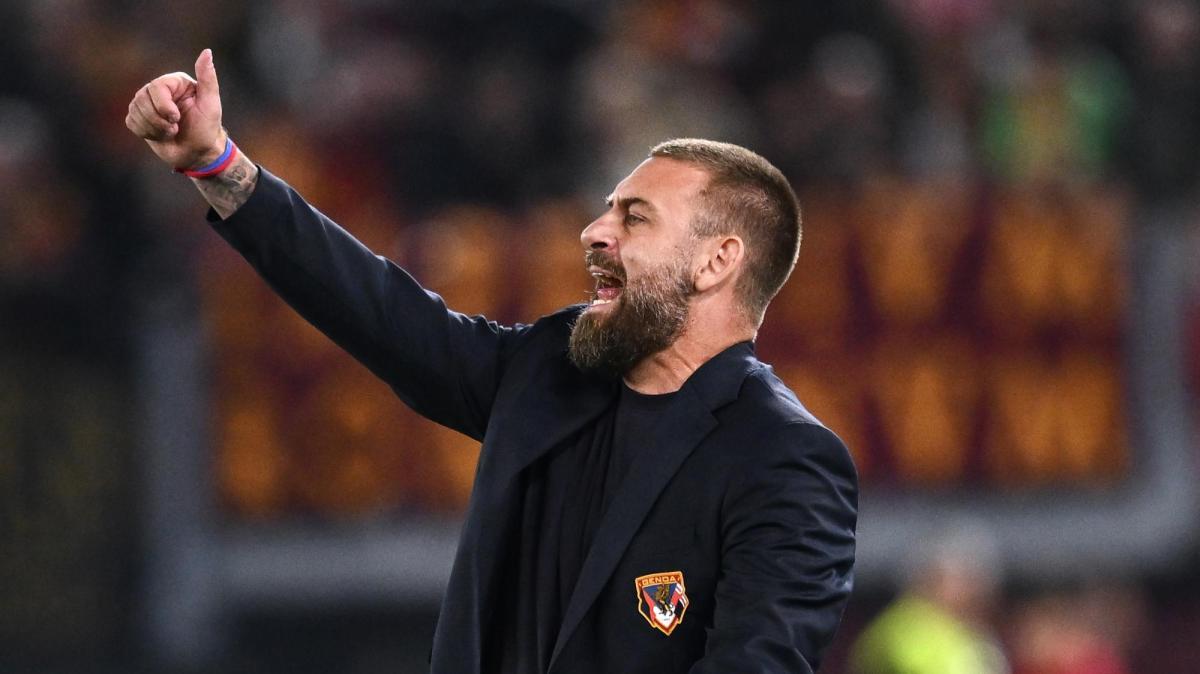 Genoa, De Rossi: "La superiorità della Roma la accettiamo, ma le partite si devono giocare tutte"