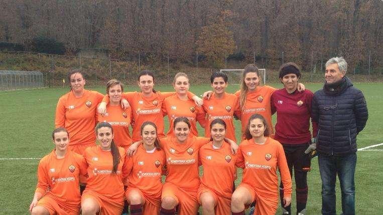 Roma calcio femminile, esagerata! 11 a 0 al Lariano
