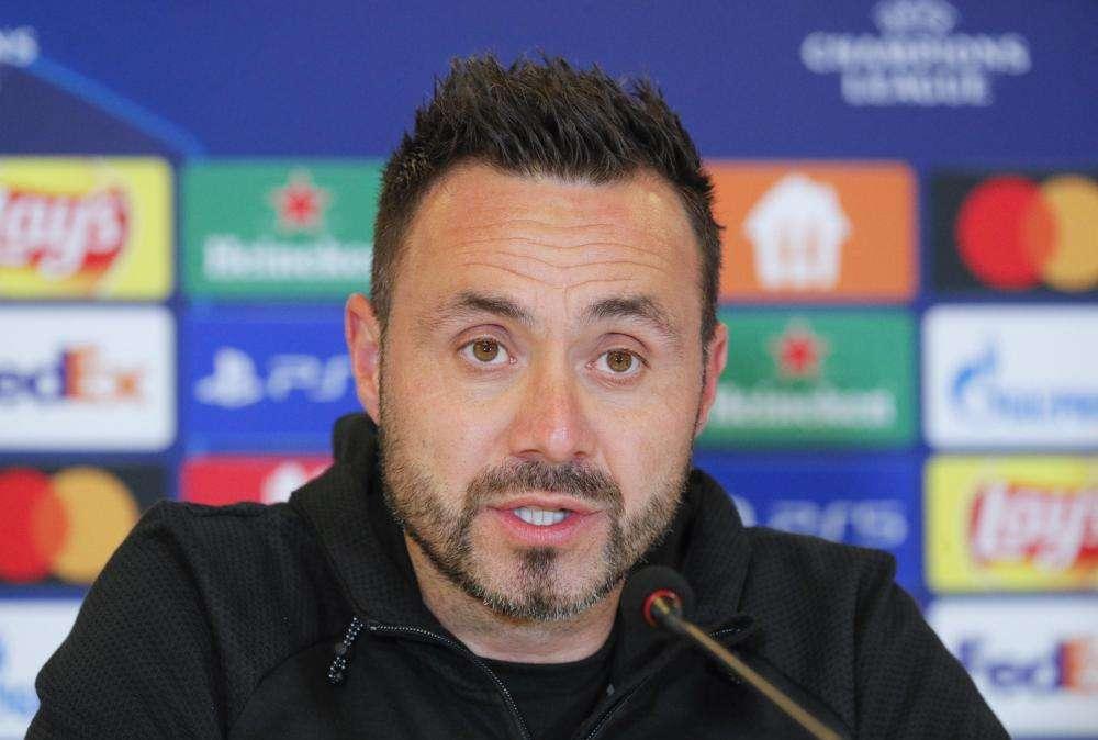 Shakhtar Dontesk, De Zerbi: "L'Inter è più forte dell'anno scorso"