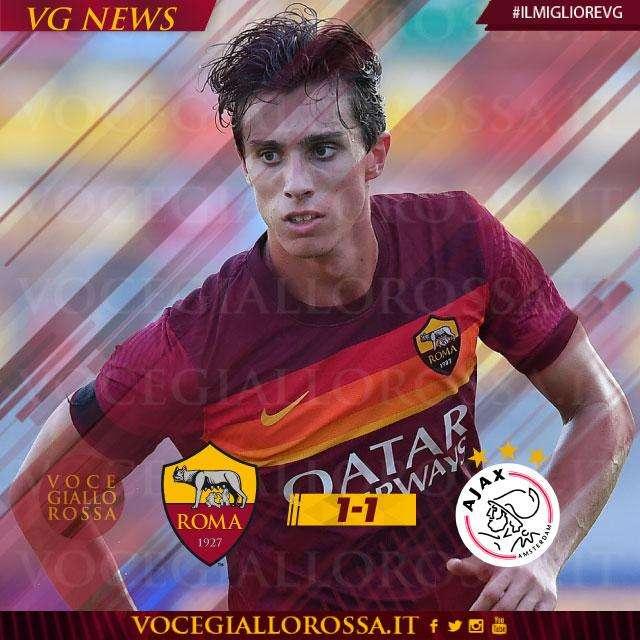 #IlMiglioreVG - Riccardo Calafiori è il man of the match di Roma-Ajax 1-1. GRAFICA!