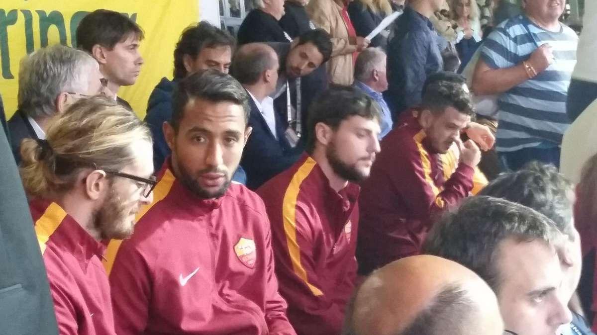Wiener-Roma, Balzaretti, Destro, Benatia e Florenzi in tribuna. FOTO!