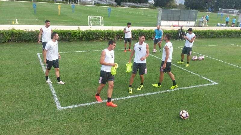 Palermo, tattica e partitella in vista della Roma. Si fermano Nestorovski e Balogh