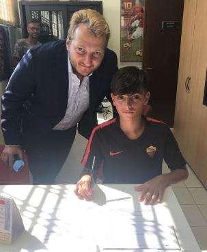 Il baby Tomaselli rinnova: "L'avventura con la Roma continua". FOTO!