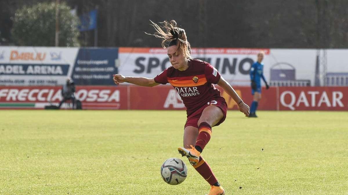 Roma Femminile, torna ad allenarsi Serturini. Sabato rifinitura a Reggio Emilia, ci sarà anche Hegerberg