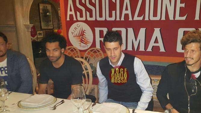 Salah e Uçan partecipano alla cena del Roma Club Salerno. FOTO!