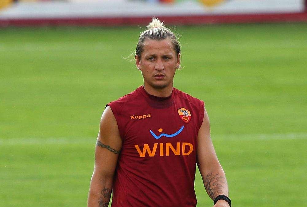 Trigoria: Mexes in gruppo, differenziato per Vucinic,Taddei, Okaka e Cassetti.