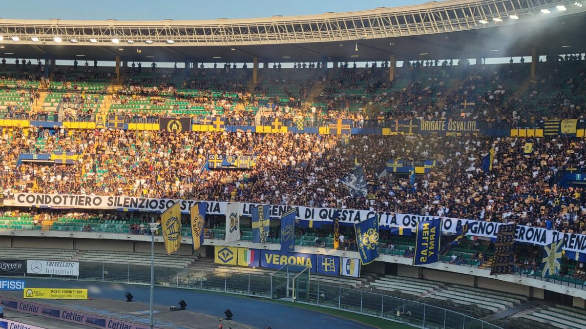 Omaggio Verona a Bagnoli, ultimo saluto prima del debutto in B