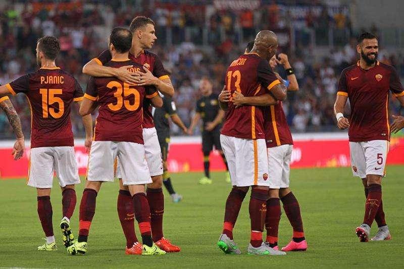 Roma-Siviglia 6-4 - Festival del gol all'Olimpico: doppietta per Dzeko, a segno anche Salah. FOTO! VIDEO!