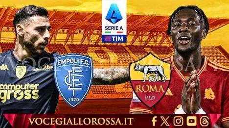 Empoli-Roma - La copertina del match. GRAFICA! 