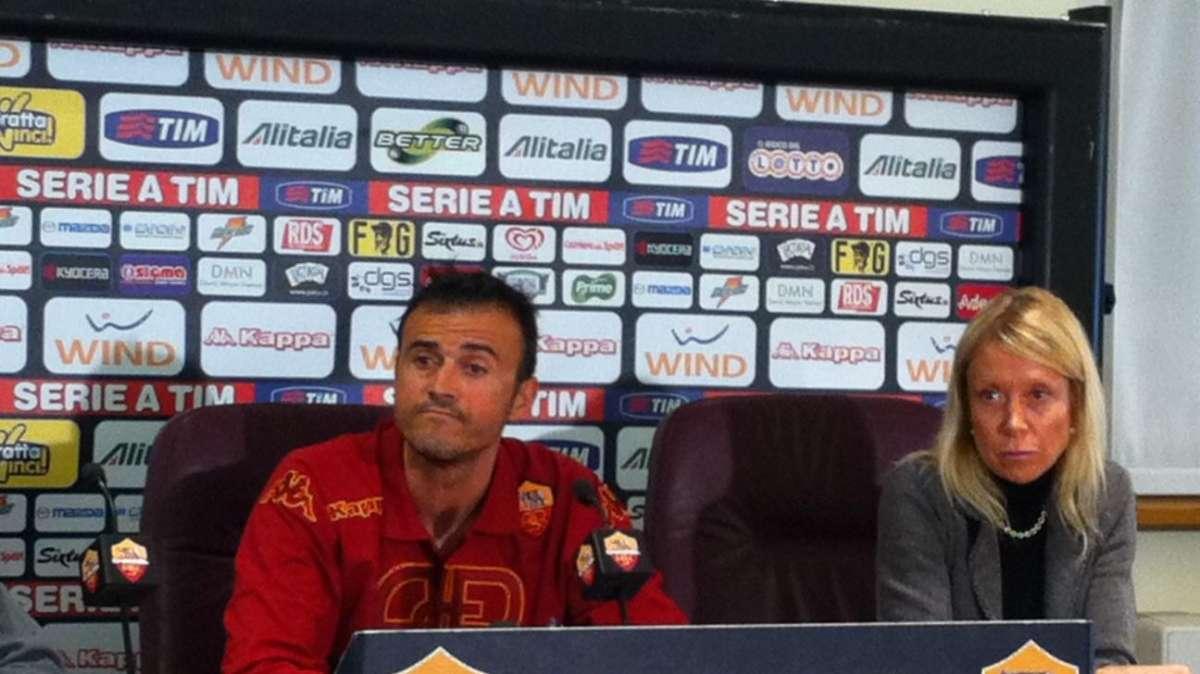 Luis Enrique: "Totti? Non so se sarà disponibile. Dovremo stare attenti alle ripartenze dell'Udinese" FOTO! AUDIO!