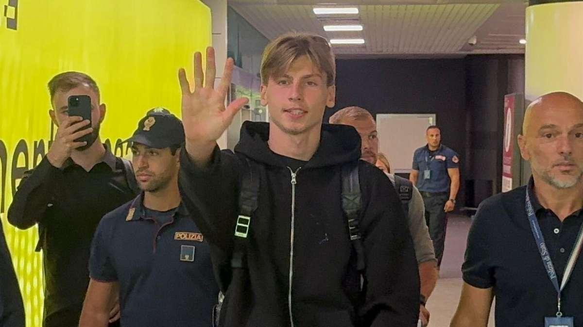 Ziolkowski è atterrato a Roma. FOTO!