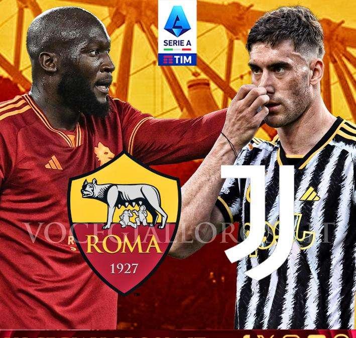 Roma-Juventus - La copertina del match. GRAFICA!