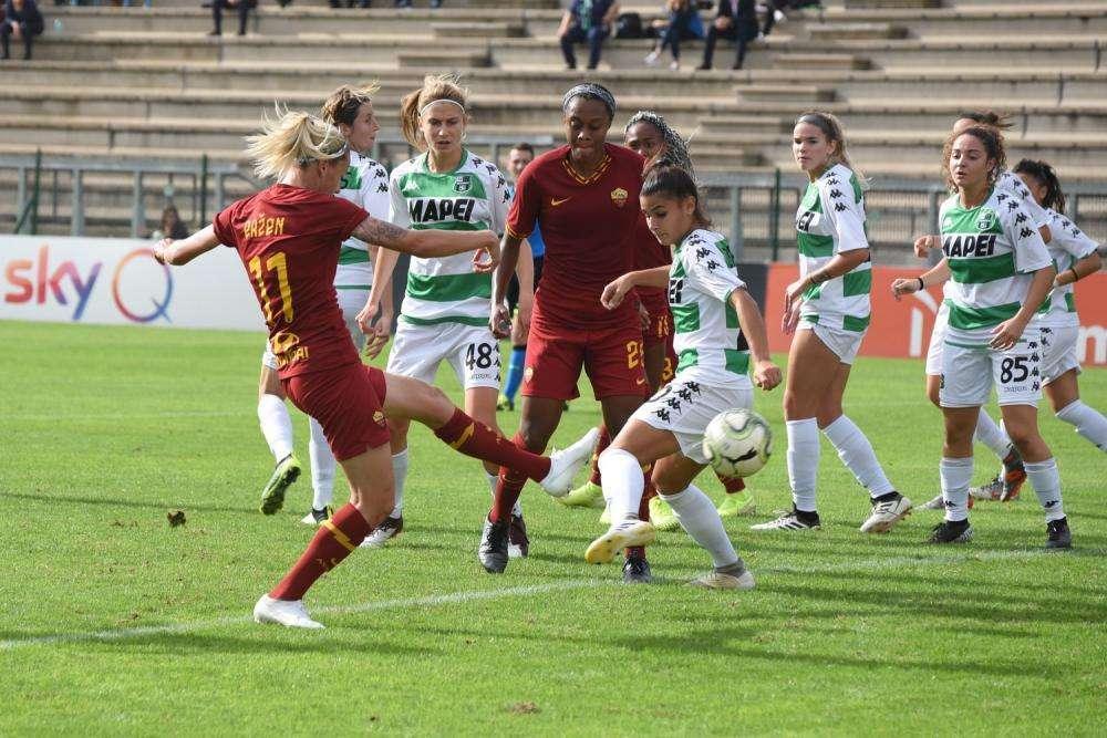 Serie A Femminile - Roma-Sassuolo 2-1, le giallorosse soffrono ma portano a casa 3 punti pesantissimi. FOTO! VIDEO!