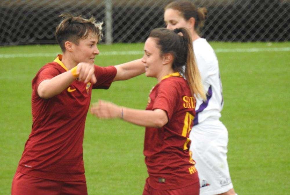 Coppa Italia Femminile - Roma-Fiorentina 1-1, termina in parità l'andata delle semifinali. Serturini risponde a Bonetti. FOTO!