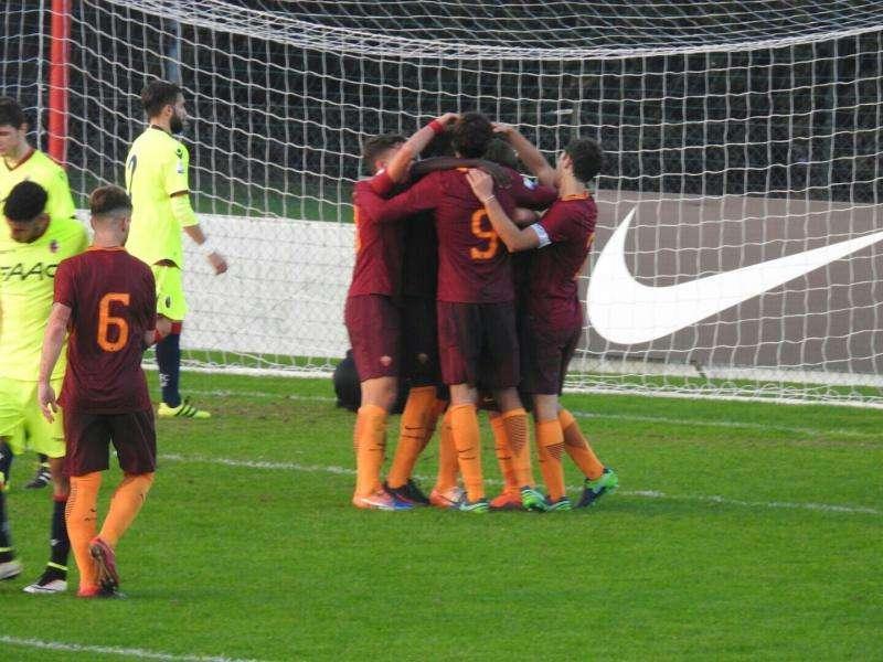 PRIMAVERA - AS Roma vs Bologna FC 4-1 - A segno Soleri, Keba e due volte Frattesi, un'ora in campo per Mario Rui. Giallorossi in testa alla classifica. FOTO!