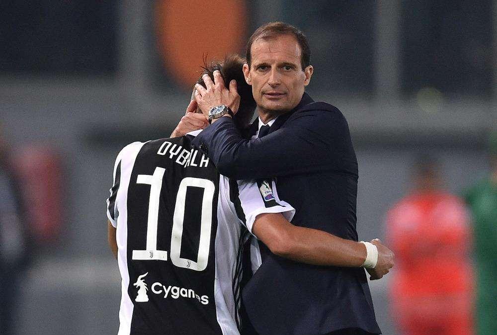 Juventus, Allegri: "Dybala farà bene alla Roma. È la squadra giusta per lui"
