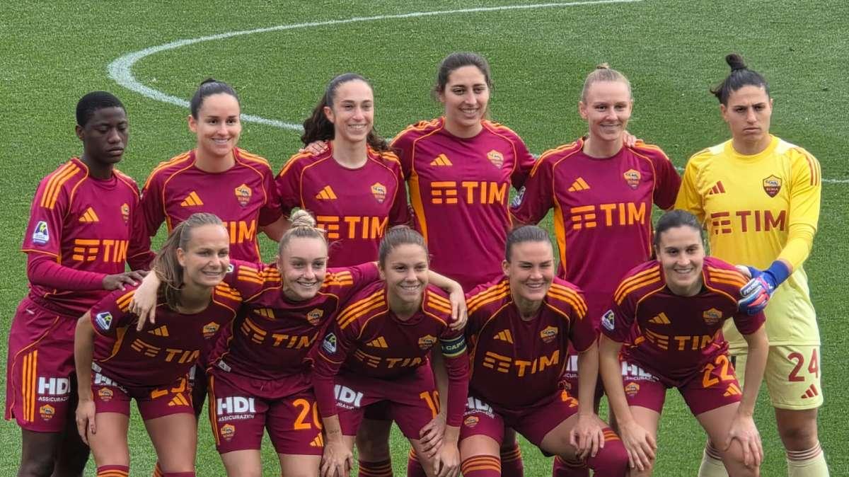 Serie A Femminile - Roma-Sassuolo 2-1 - Le giallorosse vincono e sono campionesse d'inverno