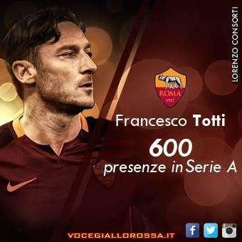 Oggi 600 volte Totti, le partite da ricordare