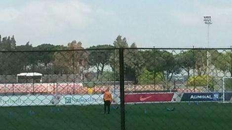 Differenziato per Gervinho prima della rifinitura. FOTO!