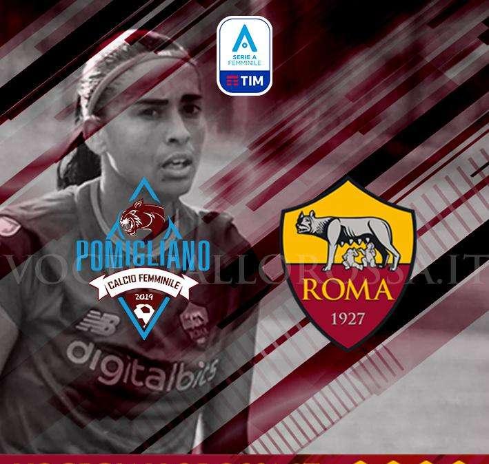 Serie A Femminile - Pomigliano-Roma - La copertina del match. GRAFICA!