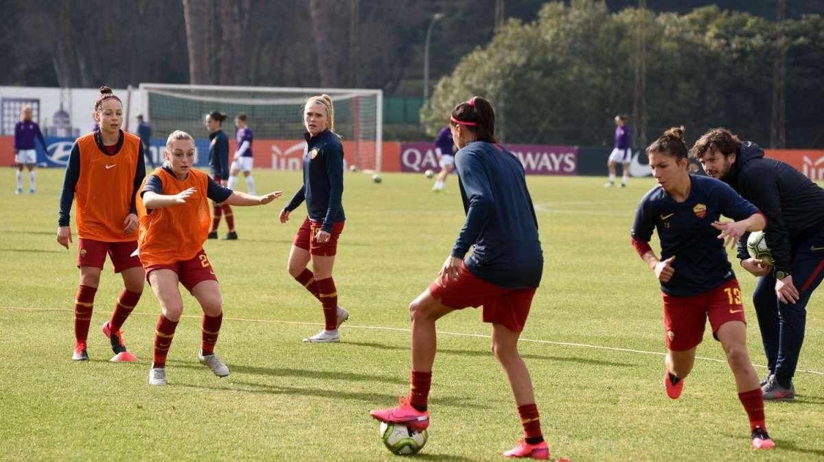 Femminile, terzo giorno di ritiro al Terminillo per le giallorosse di Spugna
