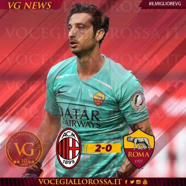 #IlMiglioreVG - Mirante è il man of the match di Milan-Roma 2-0. GRAFICA!
