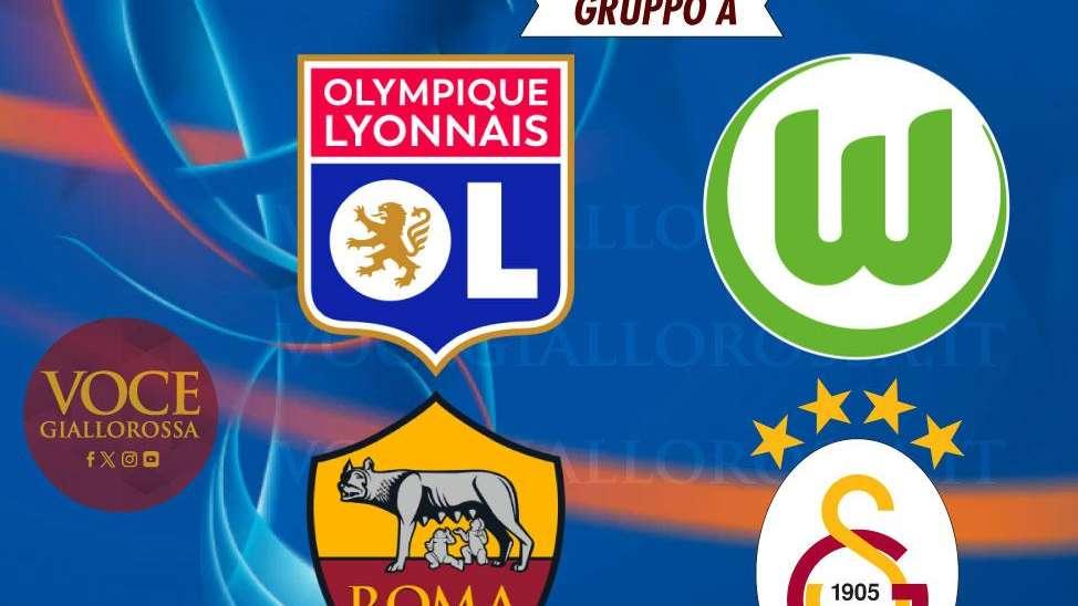 Women's Champions League - Ecco il sorteggio dei gironi: Roma con Lione, Wolfsburg e Galatasaray. GRAFICA!