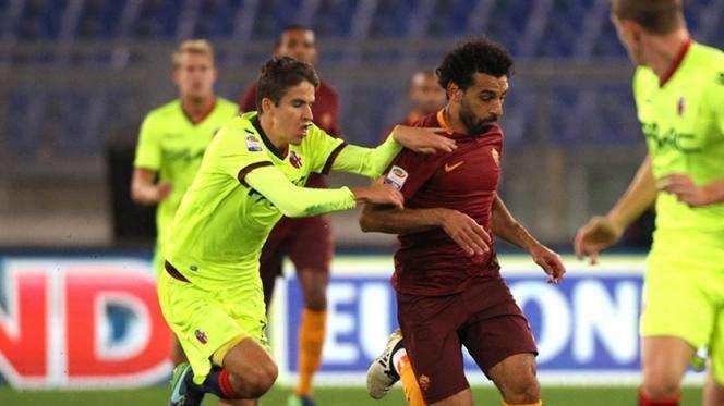 Roma-Bologna 3-0 - Tripletta di Salah nel fortino dell'Olimpico. VIDEO!