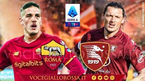 Roma-Salernitana 2-1 - I giallorossi ribaltano il match nei minuti finali