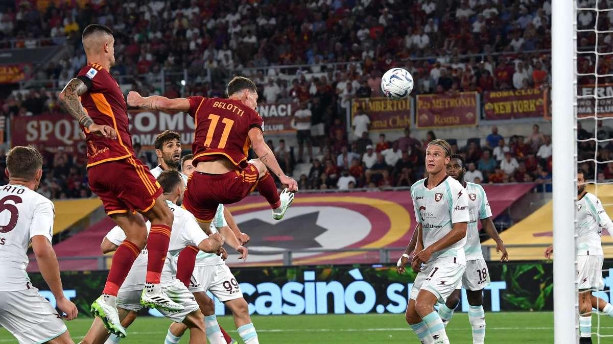 La Roma usa la testa, solo la Fiorentina ha fatto meglio in Europa