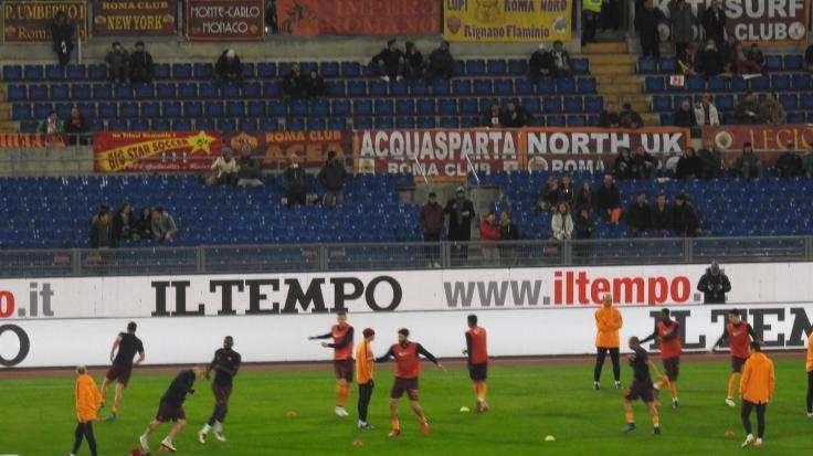 Roma-Pescara, il riscaldamento - La photogallery!