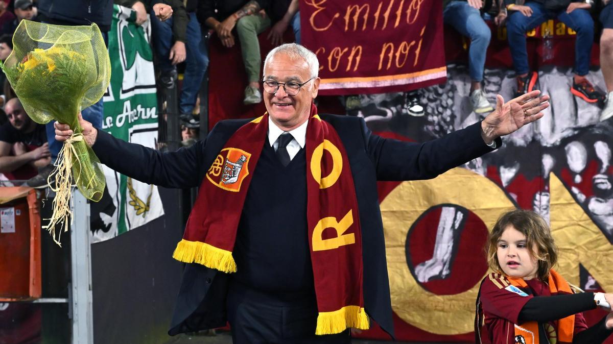 Claudio Ranieri sotto alla Curva Sud. La photogallery!