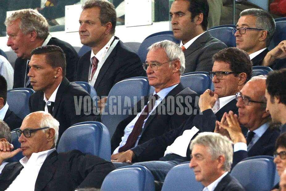 Holebas, Ranieri e Capello in tribuna per Roma-CSKA Mosca. FOTO!