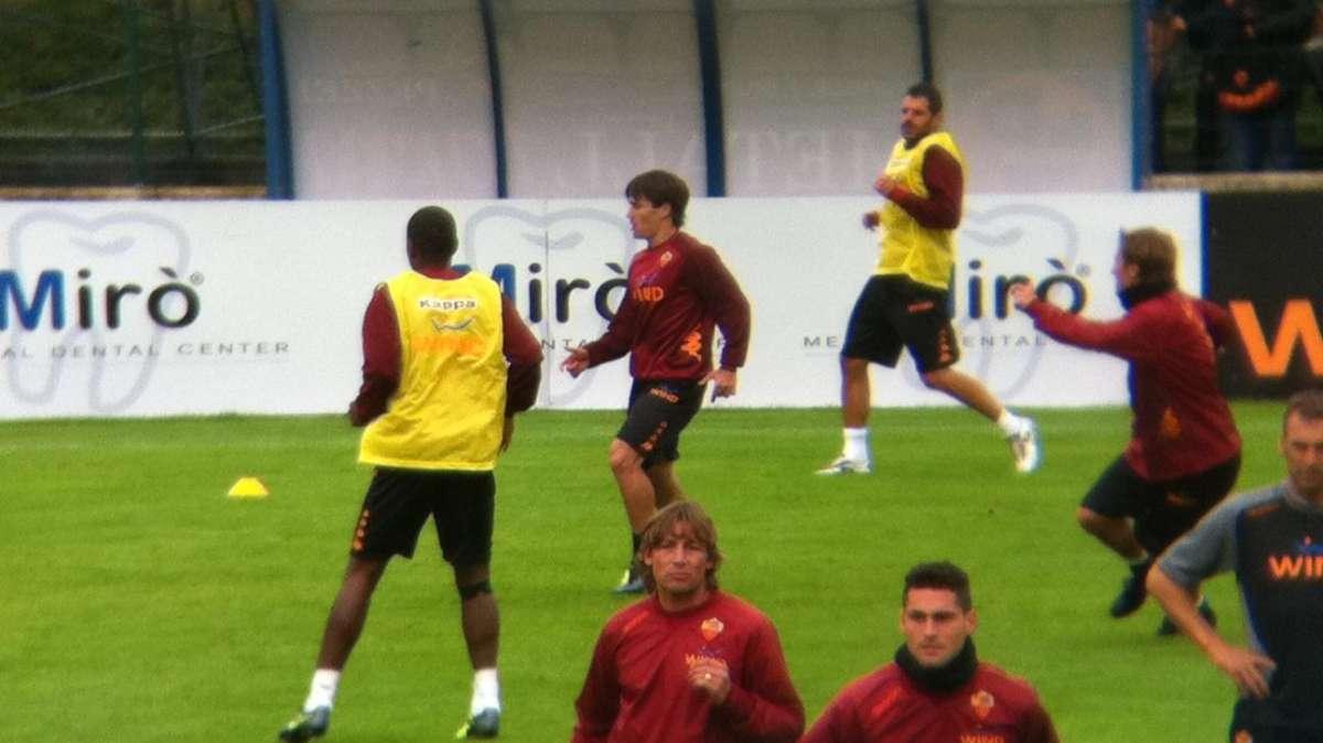 RISCONE - Seduta defaticante dopo l'amichevole di ieri. Primo allenamento per Bojan. Sabatini presente a bordocampo FOTO!