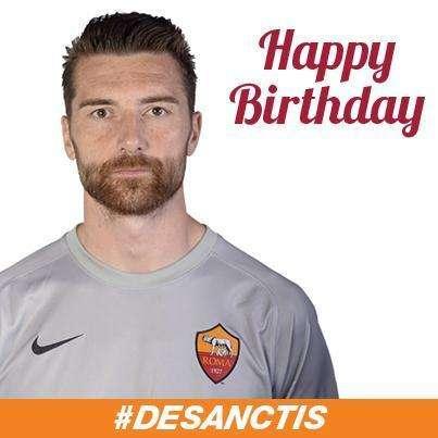 Twitter AS Roma: "Tanti auguri a De Sanctis"