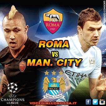 LA VOCE DELLA SERA - Roma-Manchester City 0-2, i giallorossi salutano la Champions e retrocedono in Europa League. Garcia: "Qualificazione buttata nel primo quarto d'ora"