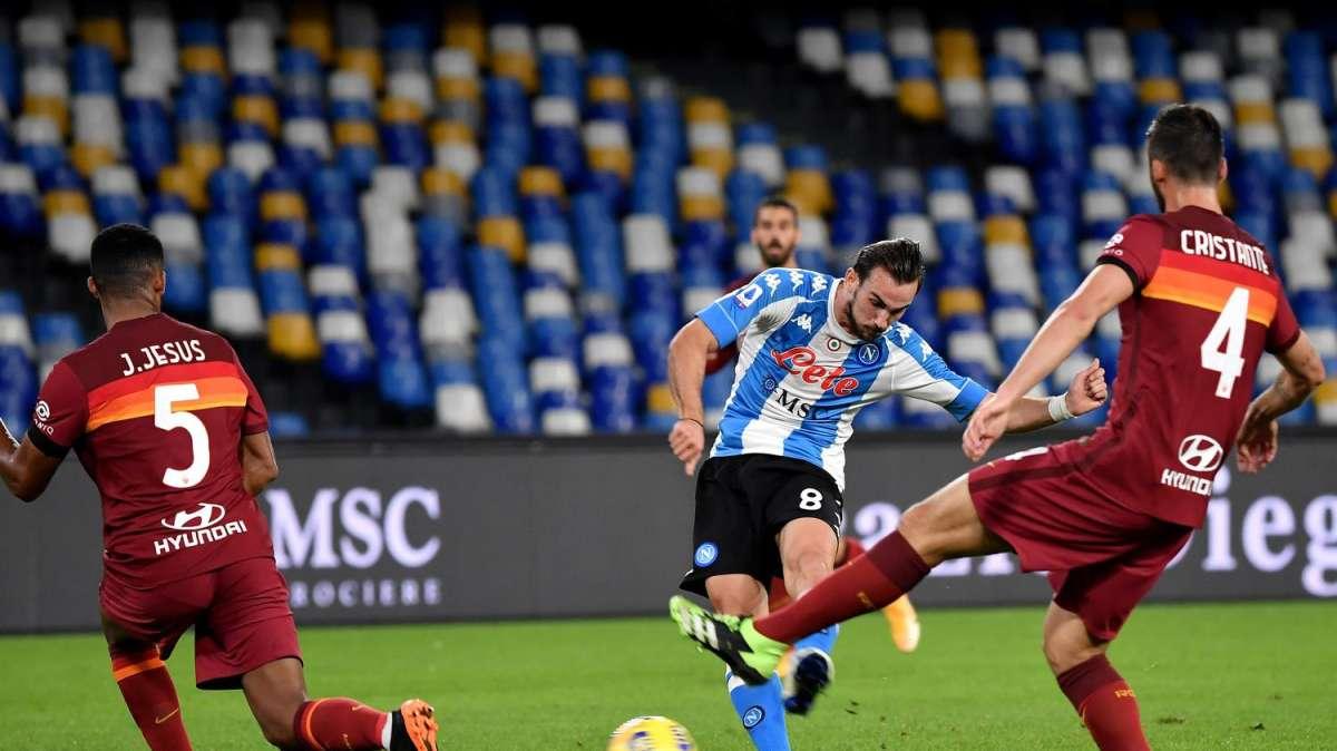 Napoli-Roma 4-0 - Scacco Matto - La posizione di Insigne e l'atteggiamento rinunciatario. Pressing da rivedere 