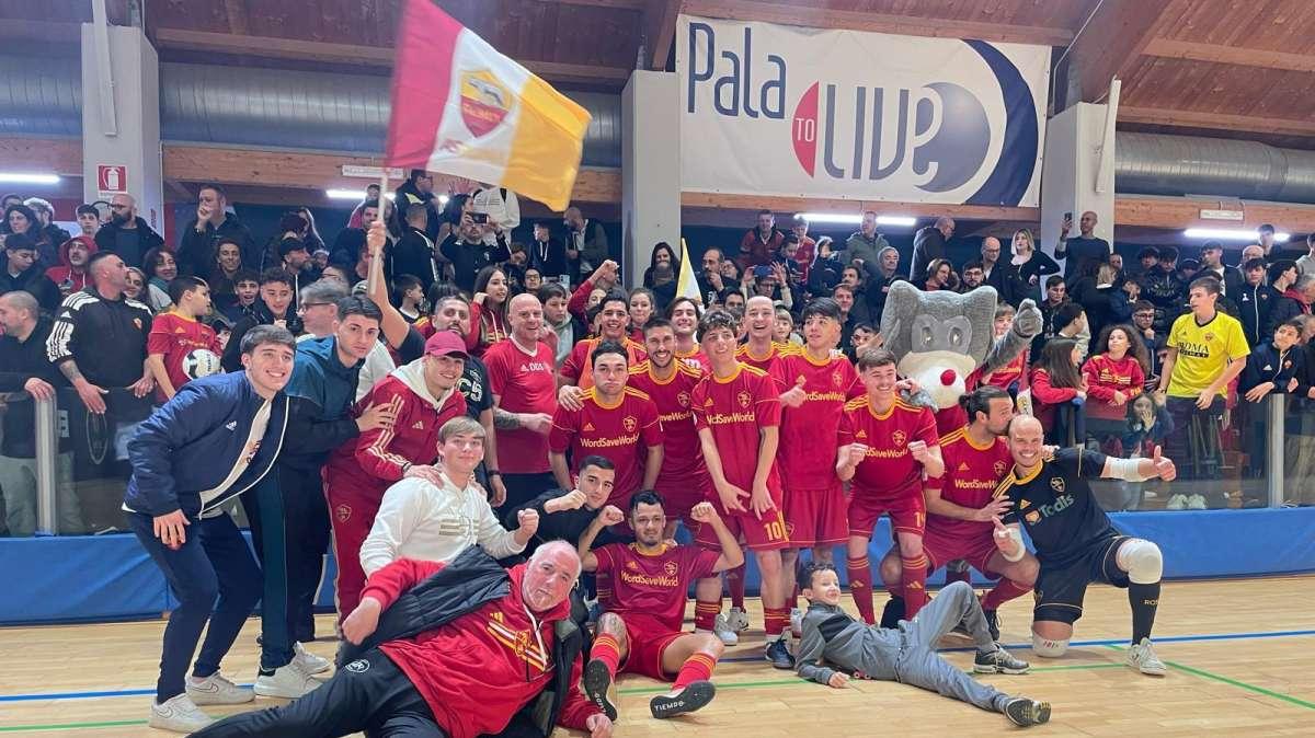 Roma Calcio a 5, 4-1 alla Lazio nel derby